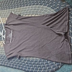 Dark grey scoop neck